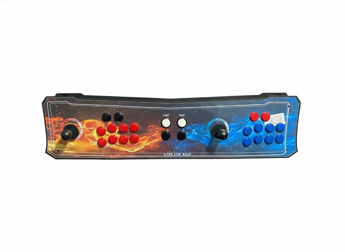 Controle Arcade Duplo Fire & Ice Profissional Zero Delay USB