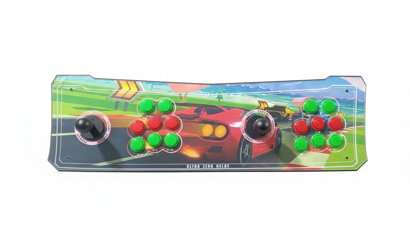 Controle Arcade Duplo Corrida Retro Horizon Ultra Zero Delay