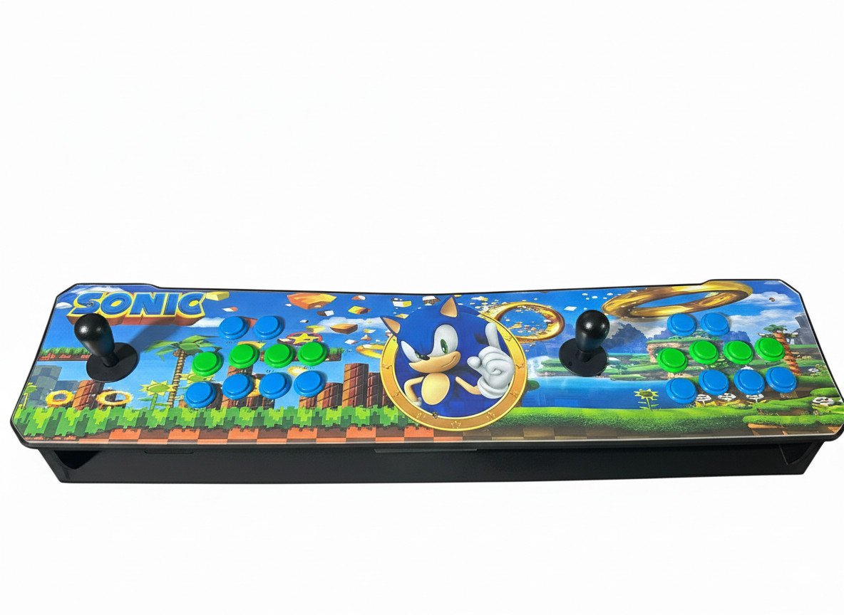 Controle Arcade Duplo Profissional Sonic PC PS3 TV Box USB
