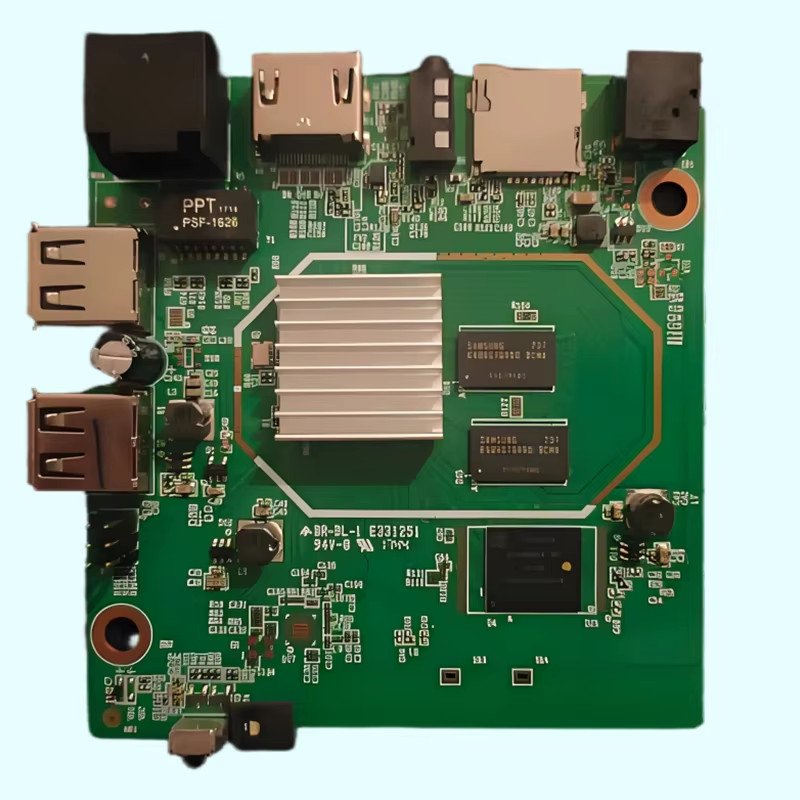 Placa Mãe TV Box Amlogic S905L 1GB 8GB Android 7.1 PCBA